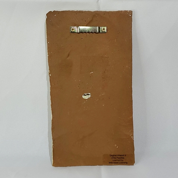 Chris Paschke Original Artwork Stone-Like Wall Plaque with "Love" Calligraphy - Picture 7 of 12